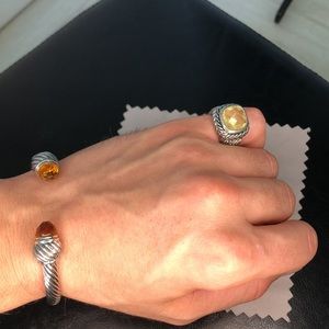 CHARMING CHARLIE | Amber Bracelet Citrine Ring